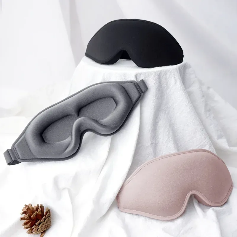 3D Memory Foam Sleep Mask Ergonomic Light Blocking Design - Product showcase