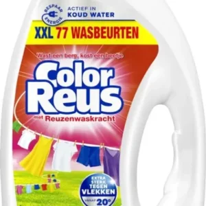 Color Reus Gel - Vloeibaar Wasmiddel - Gekleurde Was - Grootverpakking - 77 Wasbeurten