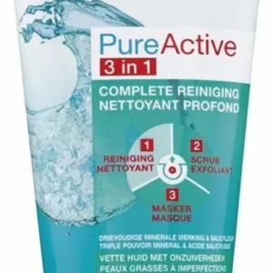 Garnier PureActive 3in1 Reinigingsgel - 150ml - Onzuivere huid