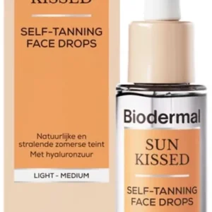 Biodermal Self-Tanning Face Drops - Zelfbruiner gezicht - Zelfbruiner drops - Vegan - 30 ml - Verpakking beschadigd