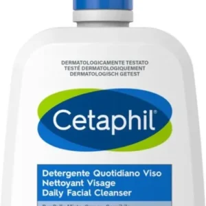 Cetaphil Daily Facial Cleanser - voor de gecombineerde & vette huid - Diep Reinigende Cleanser with Niacinamide and Panthenol - Gezicht - 470ml , Beschadigde verpakking, pomp kapot