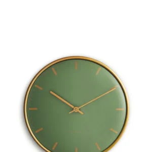 City Hall Wanduhr, Grün von Arne Jacobsen (Ø: 29)