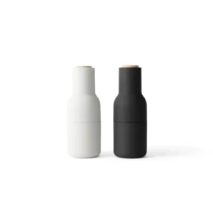 Audo Salz- und Pfeffermühle, Farbe Carbon - Ash - Beech Lid