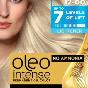 SYOSS Oleo Intense 12-00 - Haarverf - Permanente Haarkleuring - Zilverblond - Haarverf - Verpakking beschadigd