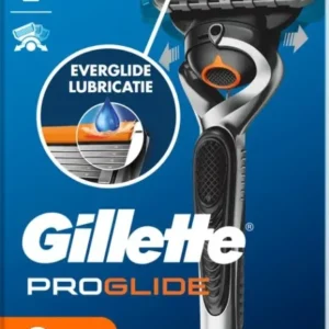 Gillette Proglide Scheerapparaat Voor Mannen - 1 Handvat + 2 Scheermesjes- beschadigde verpakking