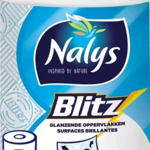 Nalys Blitz Keukenpapier - 5 Mega rollen - 3 lagen - Voordeelverpakking