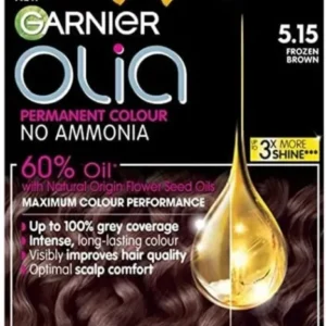 Garnier Olia Kastanje Lichtbruin 5.15 - Permanente Haarkleuring Zonder Ammoniak