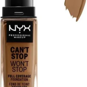 Nyx Professional Makeup Can't Stop Won't Stop Foundation -Nutmeg - Volledig Dekkende Foundation