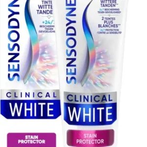 Sensodyne Clinical White Stain Protector - Tandpasta - Whitening - Stain Protection - 75ml- Verpakking beschadigd