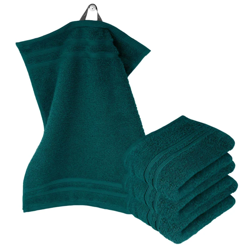 Gästehandtücher Set 30x50 cm 4 Stück Grün - Opal