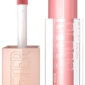 Maybelline New York Lifter Gloss Lipgloss 6 Reef Gloss Brillant - Rose Transparent - hoge glans - 5,4ml