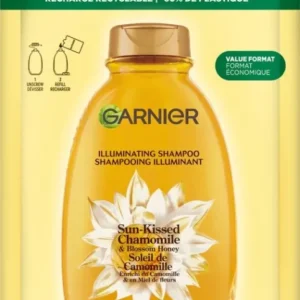 Garnier Loving Blends Kamille & Bloemenhoning Shampoo Refill - Blond Haar & Highlights - Verhelderend & Glansgevend - Hervulbaar - Navul verpakking- 250ml