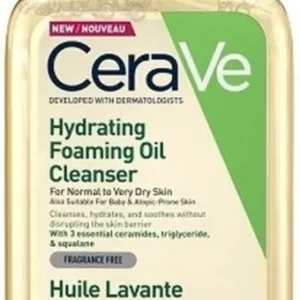 CeraVe - Hydrating Foaming Oil Cleanser - voor normale tot droge huid - 473ml