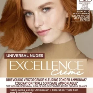 L'Oréal Paris Excellence Universal Nudes Koperrood 7UR - haarverf
