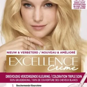 L'Oréal Paris Excellence Crème 9.3 -Licht Goudblond - Haarverf - Verpakking beschadigd