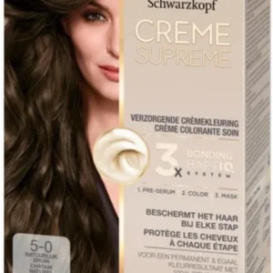 Schwarzkopf - CREME SUPREME 5-0 - Haarkleuring - Natuurlijk Bruin