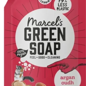 Marcel's Green Soap Handzeep Argan & Oudh Navul Stazak 500 ml