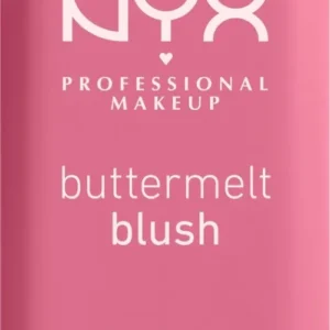 NYX Professional Makeup Buttermelt Blush - Alle huidtypes - Verrijkt met mango-, amandel- en sheaboter - For The Butta - 5 gr
