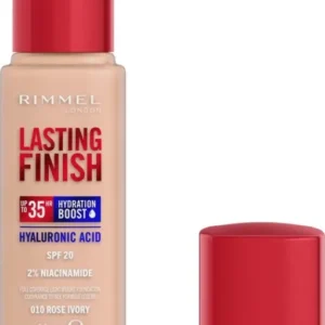 Rimmel Lasting Finish 35HR Liquid Foundation - 010 Rose Ivory - 30 ML