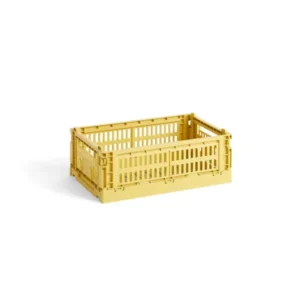 Colour crate S, dusty yellow von HAY