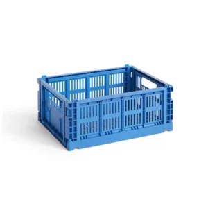 Colour crate M, electric blue von HAY