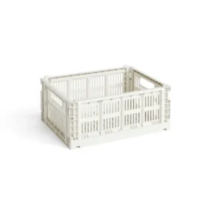 Colour crate M, Off White von HAY