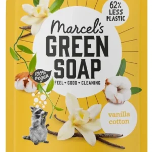 Marcel's Green Soap Wasverzachter Katoen & Vanille Navulling 750 ml