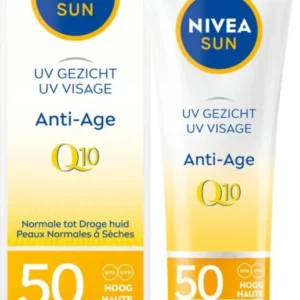 NIVEA SUN UV Anti-Age Q10 Zonnebrand Gezicht - SPF 50 - 50ml
