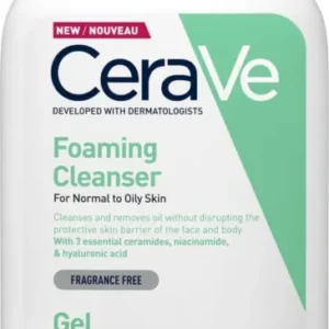 CeraVe - Foaming Cleanser - voor normale tot vette huid - 473ml