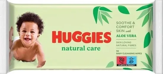 Huggies babydoekjes -Wipes Naturalcare 56 stuks