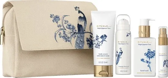 Rituals Pouch Set 2025 Amsterdam Collection inhoud 210ml - Verpakking beschadigd- karton gekreukt