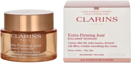 Clarins Face Extra-Firming dagcrème voor de droge huid 50ml - Beschadigde verpakking