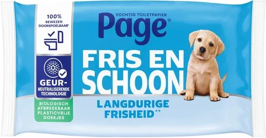 Page Vochtig Toiletpapier Compleet Schoon 38 stuks