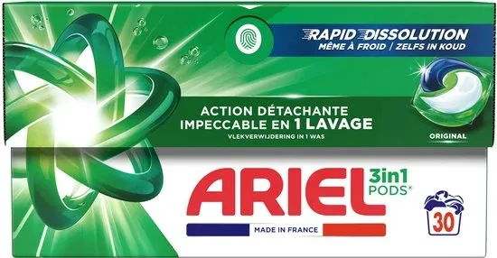 Ariel 3in1 Wasmiddel Pods Original - 30 stuks