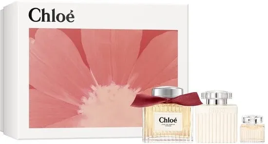 Chloé Chloé Intense Giftset - 100 ml eau de parfum spray + 5 ml eau de parfum tasspray + 100 ml bodylotion - cadeauset voor dames