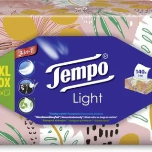 Tempo Tissue box XXL 3-laags 140 Stuks - Verpakking beschadigd