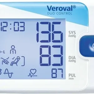 Veroval Duo Control Bovenarmbloeddrukmeter - dé bovenarmbloeddrukmeter - Meet ook correct bij hartritmestoornissen - manchet L (32 -42 cm)