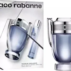 Paco Rabanne Invictus Giftset - 100 ml eau de toilette spray + 20 ml eau de toilette spray - cadeauset voor heren - Beschadigde Verpakking