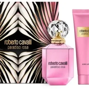 Roberto Cavalli - Paradiso Rosa - Eau de parfum 75 ml + tasspray 15 ml + Bodylotion 100 ml - Dames geschenkset