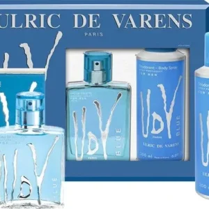 Ulric de Varens - UDV Blue - Geschenkset - Herenparfum 100ml & Deodorant 200ml- Beschadigde verpakking