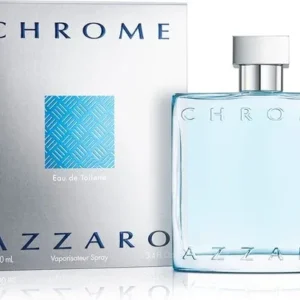 Azzaro Chrome Eau de Toilette - Citrus Houtachtig Parfum - Langdurige Geurbeleving - Fris Mannen Parfum - 100ml - Beschadigde Verpakking