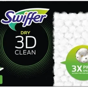 Swiffer Dry 3D clean stofwisdoekjes navulling doosje a 7 stuks - Verpakking beschadigd