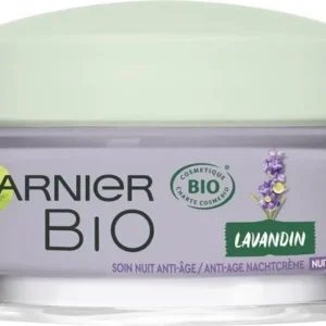 Garnier Skinactive Face Anti-Age Lavendel Nachtcrème - Alle Huidtypes - 50 ml
