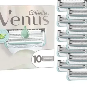 Gillette Venus + Satin Care Scheermesjes - voor Huid En Schaamhaar - 10 Navulmesjes - Verpakking beschadigd