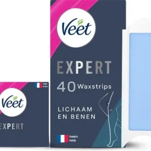 Veet Expert Ontharingsstrips - Gezicht - Gevoelige huid - 40 stuks