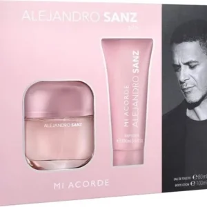 Alejandro Sanz Parfumset voor Dames Mi Acorde - Beschadigde Verpakking