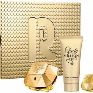 Paco Rabanne Lady Million eau de parfum 80ml , bodylotion 100ml en miniatuur 5ml