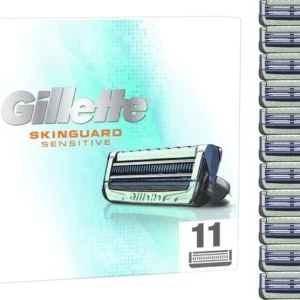Gillette SkinGuard Sensitive Scheermesjes Aloë Vera - 11 Navulmesjes- Verpakking beschadigd