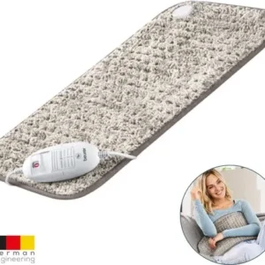 Beurer HK 123 XXL Nordic Taupe Warmtekussen – Elektrisch Warmtekussen voor Rug, Nek, Schouder en Buik – Groot Formaat 60×30 cm - Beschadigde verpakking