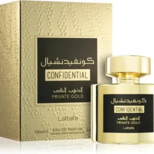 Lattafa - Confidential private gold eau de parfum 100ml